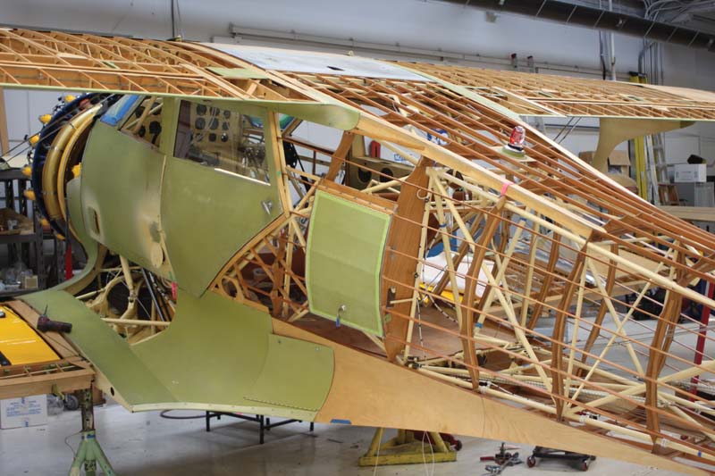 Aviation History | History of Flight | Aviation History Articles, Warbirds, Bombers, Trainers, Pilots | Restoring a Classic: A Canadian Staggerwing Gets a New Life