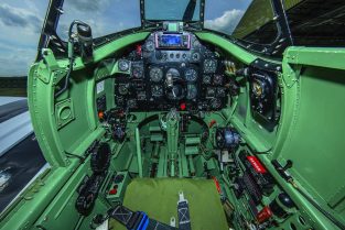 The cockpit of Spitfire Mk Vb AB910 as it is today in service with the RAF BBMF. (Photo John Dibbs/Facebook.com/theplanepicturecompany)